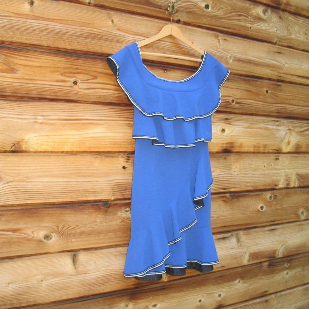 Rebecca Vallance Ruffle Mini Dress - Picture 6 of 11